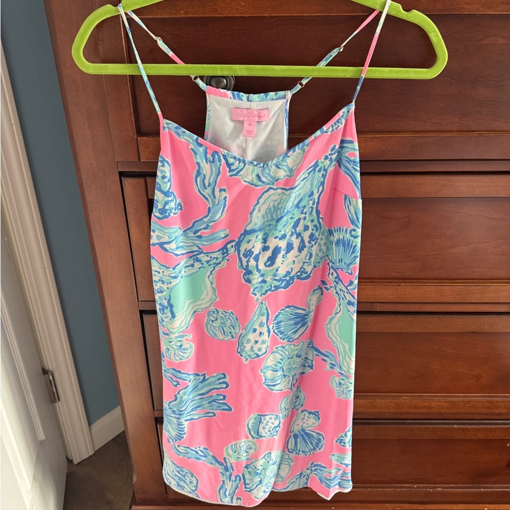 Lilly Pulitzer Pink and Blue Print Dress
